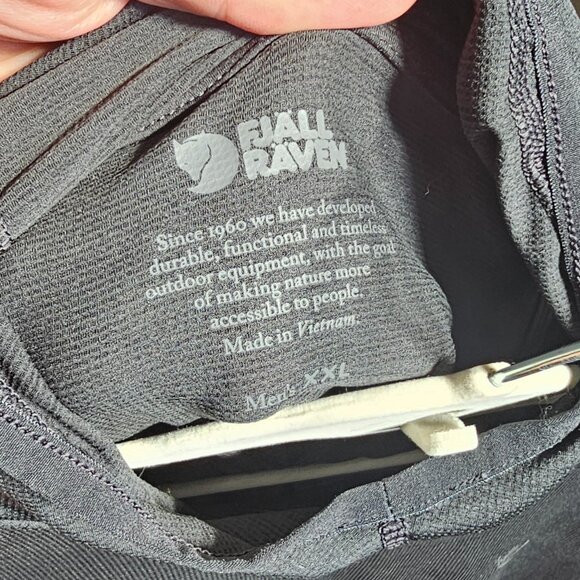 Fjallraven Men's Black Hooded Sweatshirt - Picture 3 of 5